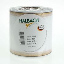 Artikel Hvidt moiré-kransbånd med perlekant og taftbånd, dekorativt bånd, sørgebånd, bredde 100 mm, længde 25 m