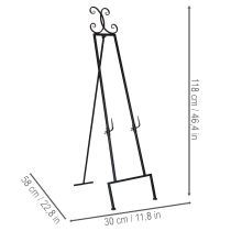 Artikel Dekorativ kransholder med stabil base, perfekt som alsidigt tilbehør, 118 cm
