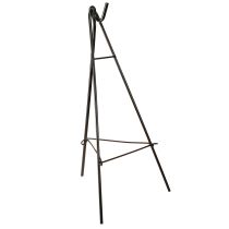 Artikel Kransholder stående med krog sort metal staffeli H56cm