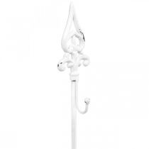 Artikel Kransholder Hvid Shabby Chic Kransestativ 1 Krog H76cm