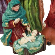 Artikel Nativity figurer sæt håndmalet polyresin 5,5-12cm 10stk