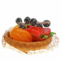Tærte mandarin kunstig Ø8cm