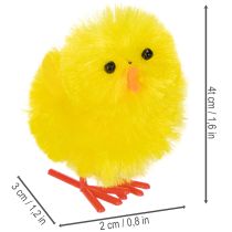 Artikel Påskekyllingesæt til munter forårsdekoration og hobbyartikler, 4 cm, 10 dele