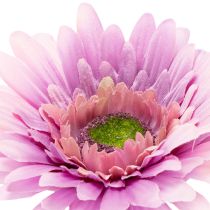 Artikel Kunstige Gerbera Haveblomster, Lilla, 47 cm, 6 stk.
