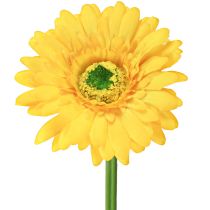 Artikel Kunstige Blomster Gerbera Solgul Haveblomst 47cm