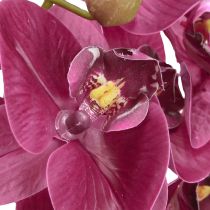 Artikel Kunstige orkideer lilla kunstige blomster som ægte 56cm 3 stk