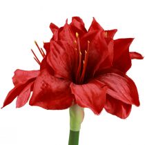 Kunstig Amaryllis Juleblomster Røde Kunstige Blomster L40cm