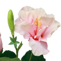 Artikel Kunstige blomster Hibiscus Pink 62cm