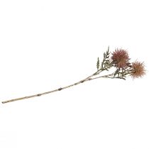 Artikel Kunstig knapweed kunstige blomster efterår 3 blomster lilla 48cm