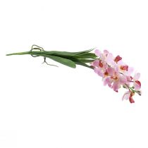 Artikel Kunstig Orkidé Pink Hvid Kunstig Blomsterorkidé 73cm