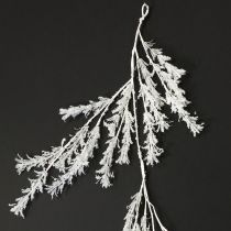 Artikel Kunstig vintergrendekoration frost vinterdekoration hvid 124 cm