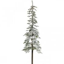 Kunstigt juletræ slim sneet vinterdekoration H180cm