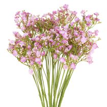 Artikel Kunstig gypsophila gipsurt i lilla L68cm 4 stk