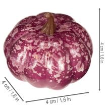 Artikel Mini græskardekorationssæt, efterårs- og halloweendekorationer, assorterede farver, 4 cm, 24 dele