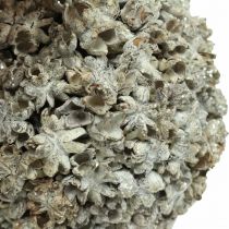 Artikel Julepynt Julekugle hvid snebold Ø10cm