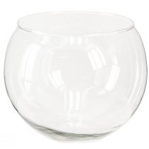 Artikel Kuglevase Glasvase Klar rundbordsvase Blomstervase Ø15,5cm H12,5cm