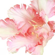 Artikel Kunstig blomster papegøje tulipan kunstig tulipan pink 69cm