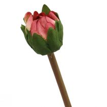 Artikel Kunstig blomst dahlia pink blomst med knop H57cm