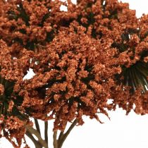 Artikel Kunstige blomster brune dekorative blomster i et bundt af 4 stk
