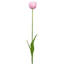 Kunstige tulipaner fyldt mørket pink 84 cm - 85 cm 3stk