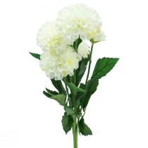 Artikel Kunstige blomster dekorative dahlia kunstige hvide 50cm