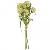 Artikel Kunstige blomster hvid allium dekoration prydløg 34cm 3 stk i bundt