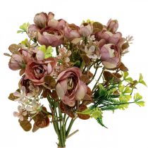 Artikel Kunstige blomster deco buket ranunculus kunstige pink 32cm