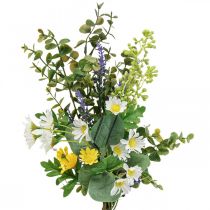 Kunstig buket med eukalyptus kunstige blomster dekoration 48cm