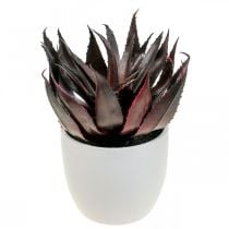 Artikel Kunstig Aloe Vera Plante i Potte Dekorativ Plante Grøn H20cm
