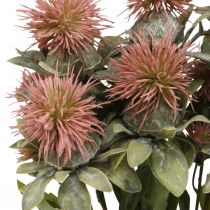 Kunstige planter tidseltidselgren tidsel pink 4stk