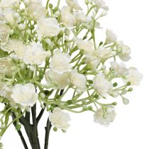 Artikel Gypsophila kunstige blomster gips urt hvid L30cm 6 stykker i en bundt