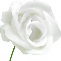 Artikel Kunstige roser creme voks roser dekorative roser voks Ø6cm 18 stk