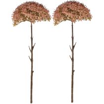 Artikel Kunstig gren efterårsdekoration blomstergren brun rød 45 cm 2 stk.