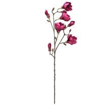 Artikel Kunstig Magnolia-gren Kunstige Blomster Bordeaux L100cm