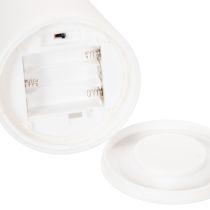 Artikel Lampe med håndtag, bærbar LED-lampe til udendørs og indendørs brug, 22 cm, 3 stk.