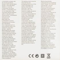 Artikel LED lyskæde, 50 pærer, batteridrevet, 5 m, varm hvid