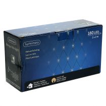 Artikel LED lysnet 180 varm hvid 2m x 2m til udendørs