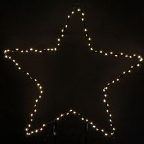 Artikel LED-stjerne stående 150 Micro LED varm hvid metal Ø58cm