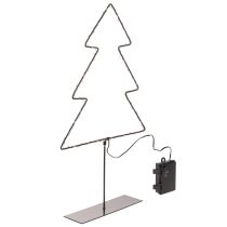 Artikel LED juletræ, batteridrevet, indendørs borddekoration, 47 cm