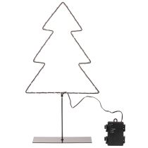 Artikel LED juletræ, batteridrevet, indendørs borddekoration, 47 cm