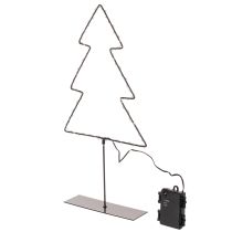 Artikel LED juletræ, batteridrevet, indendørs borddekoration, 47 cm