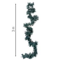 Artikel Julegirlande med glitter og 60 LED'er og timer, udendørs, 3 m