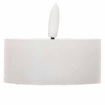 Artikel LED XL fyrfadslys hvid ægte voks med timer varm hvid 6 cm 2 stk.