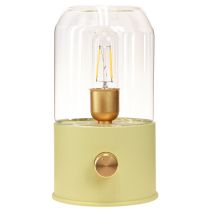 Artikel LED bordlampe retro bordlampe varm hvid grøn H19,5cm