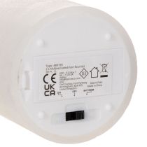 Artikel LED-søjlelys, flimrende, med timer, Ø7 cm, 12 cm