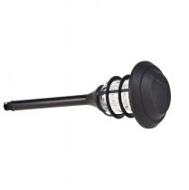 Artikel LED Lommelygte Solar Have Lomme Sort Varm Hvid H42cm