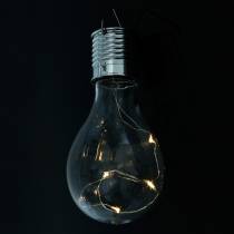 Artikel Havedekoration solcelledrevet LED-pære varm hvid H15cm 5 stk.