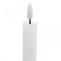 Artikel LED stearinlys bordlys varm hvid til batteri Ø2cm 24cm 2stk