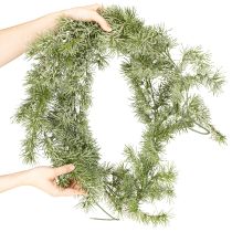 Artikel Dekorativ lærketræsgirlande til stemningsfuldt rumdesign, 250 cm