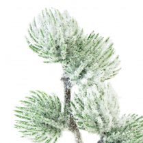 Artikel Kunstig lærkegren grøn dekorativ gren sneklædt L25cm
